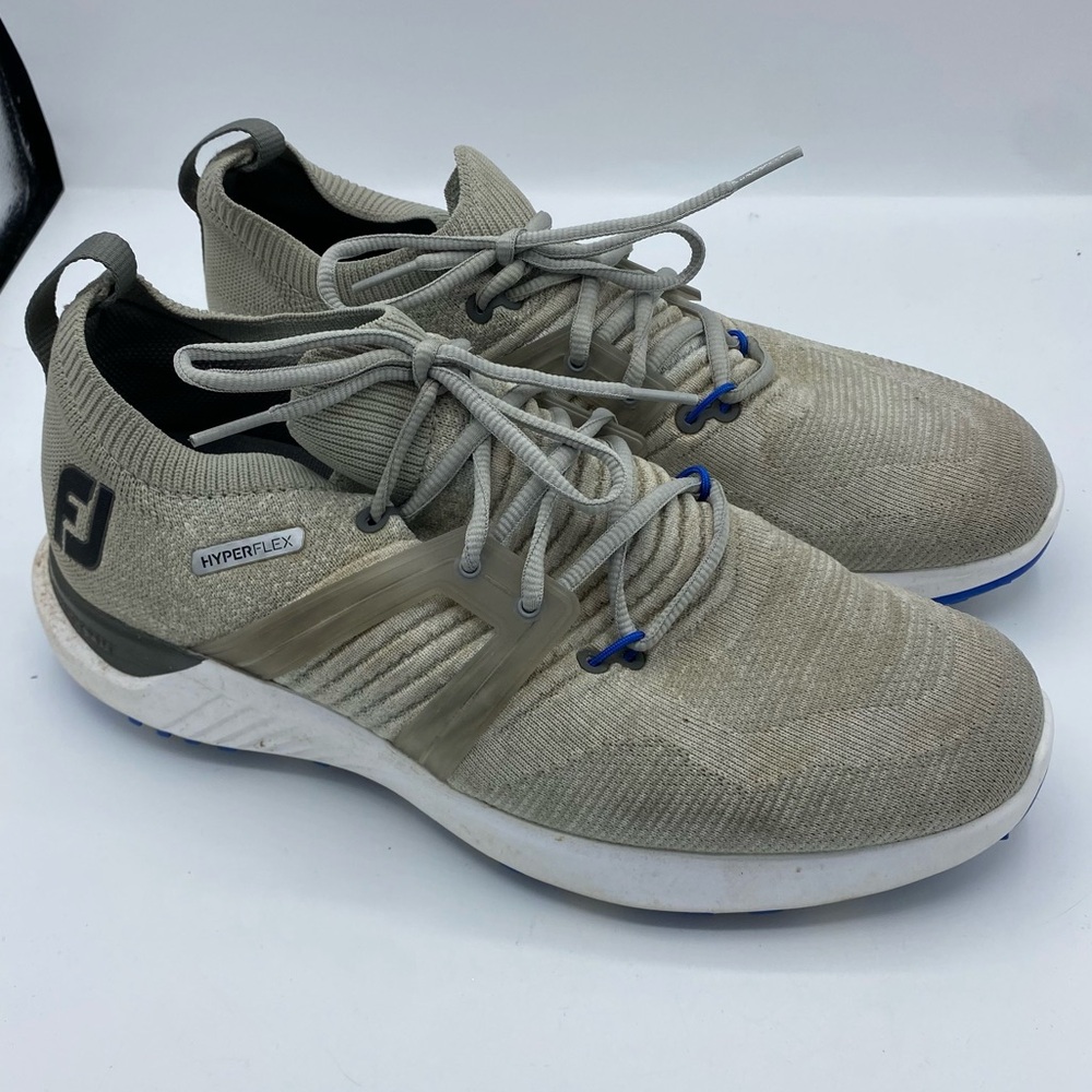 FootJoy Light Gray HyperFlex Golf Shoes Size 9‎